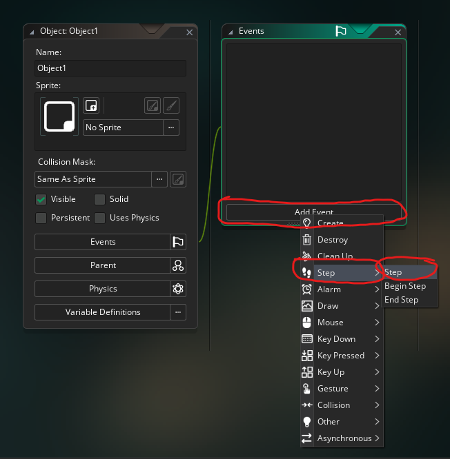 The Object window of your first object