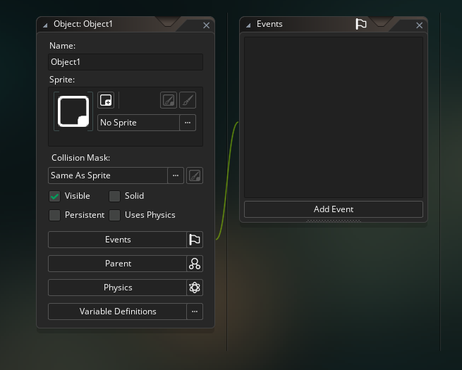 The Object window of your first object