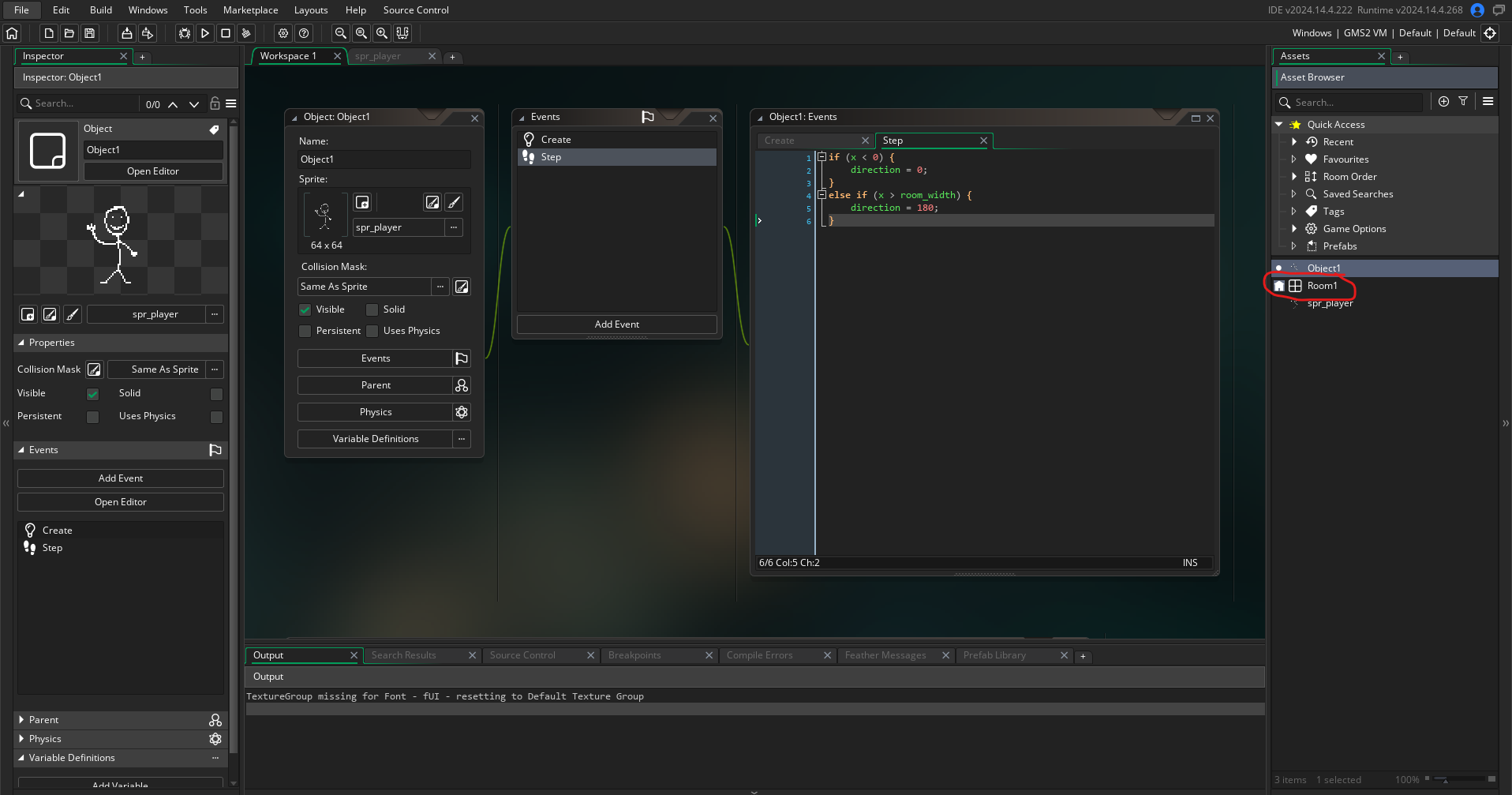 A room in your Asset Browser