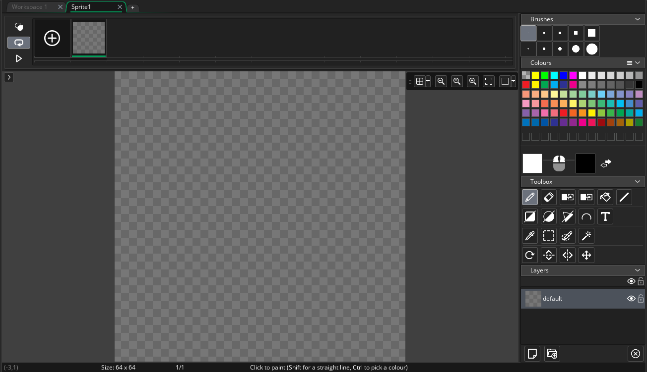 The Sprite Editor
